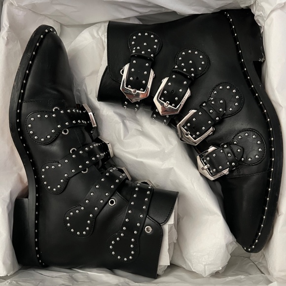 Givenchy Multi-Strap Studded Boots size 38 - Picture 5 of 8